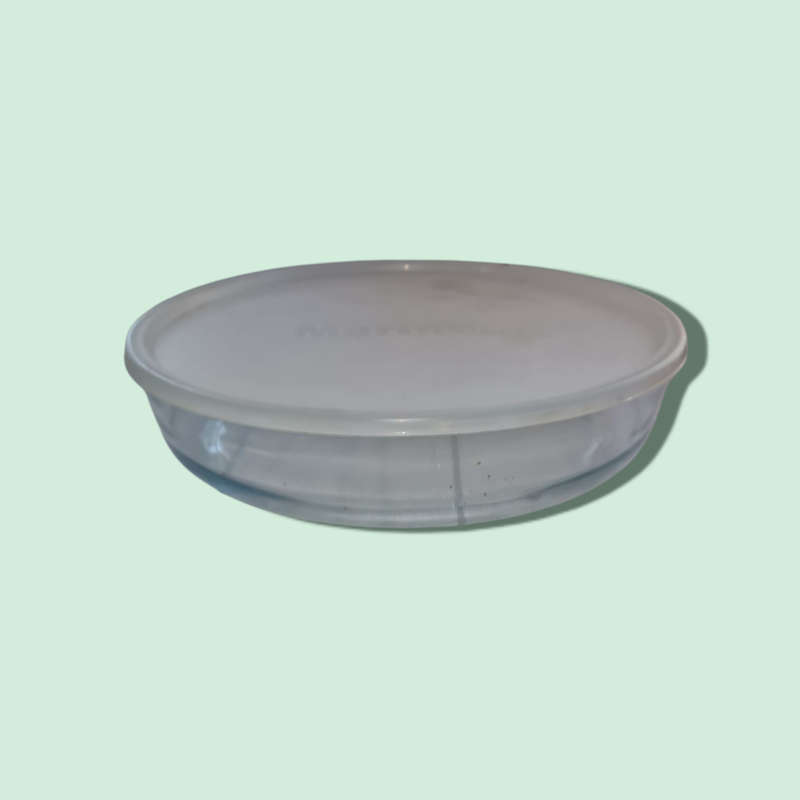 Marinex Round Baking Dish With Plastic Lid 6495