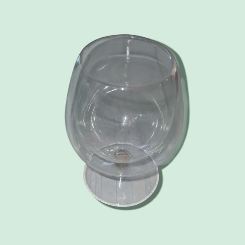 Double Walled Wine Glass