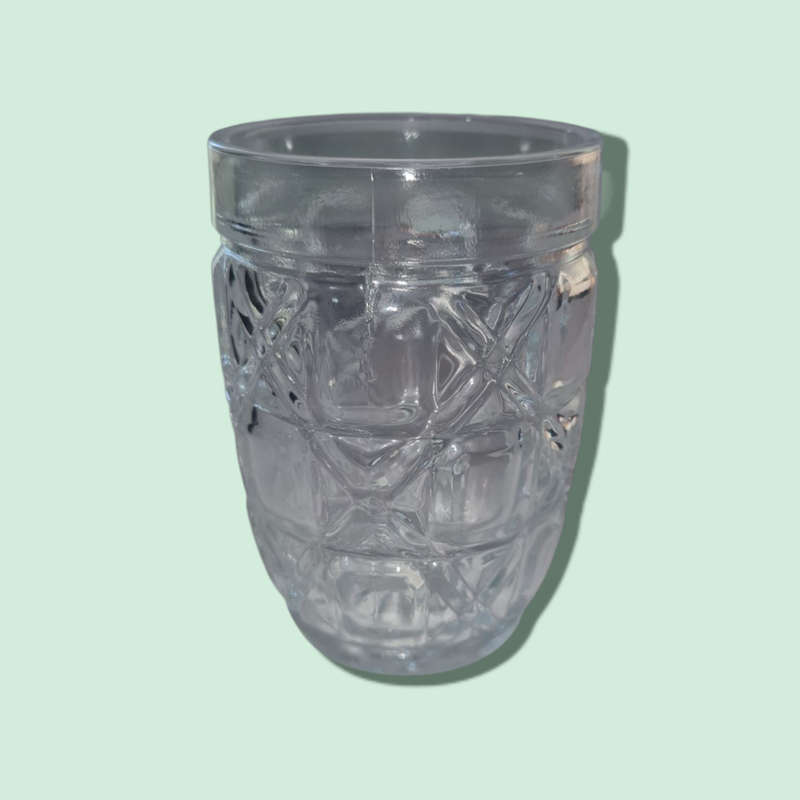 Kedaung Indonesia Glass Mugs x 6
