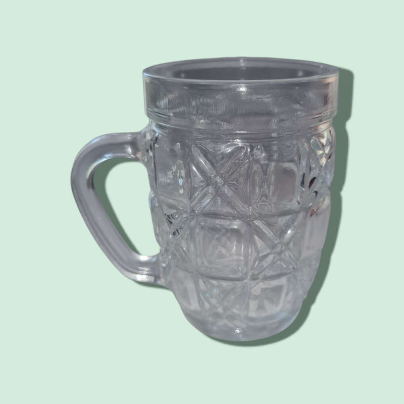 Kedaung Indonesia Glass Mugs x 6