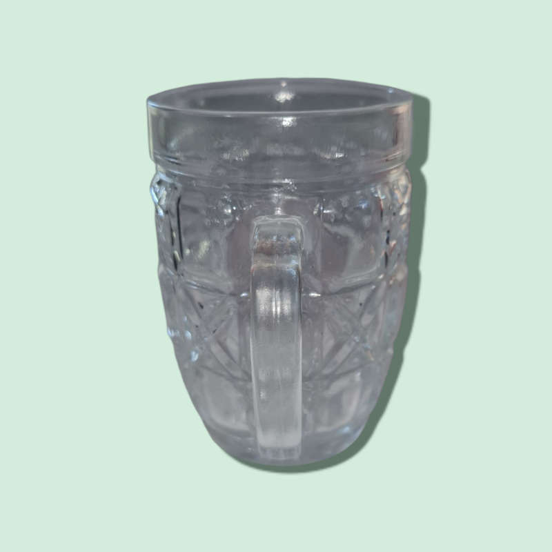 Kedaung Indonesia Glass Mugs x 6