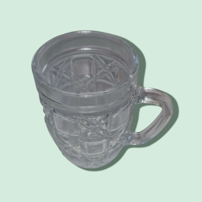 Kedaung Indonesia Glass Mugs x 6