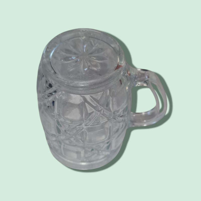 Kedaung Indonesia Glass Mugs x 6