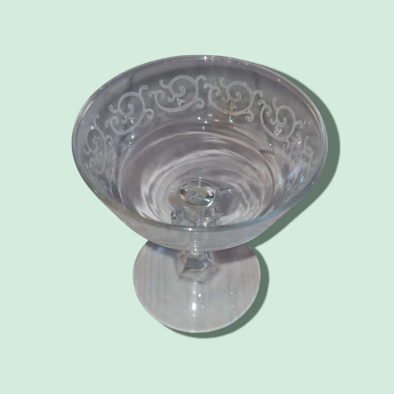 Vintage Champagne Glass From France