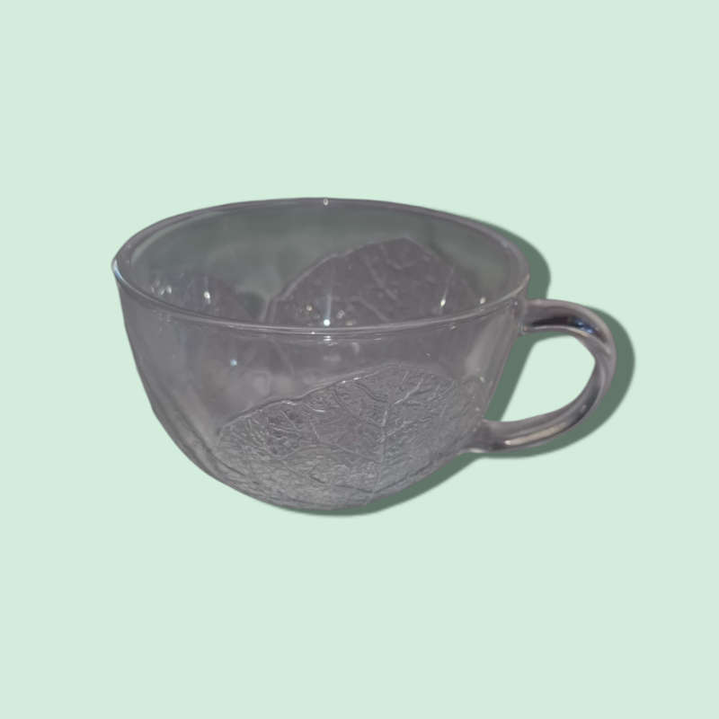 Arcoroc Aspen Punch Cup Leaf Pattern x 7