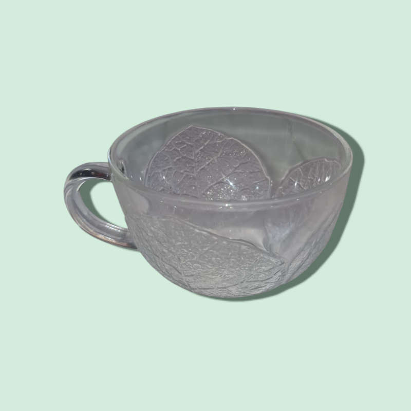 Arcoroc Aspen Punch Cup Leaf Pattern x 7