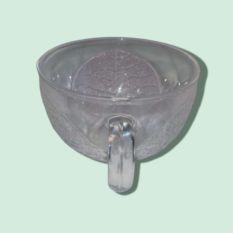 Arcoroc Aspen Punch Cup Leaf Pattern x 7