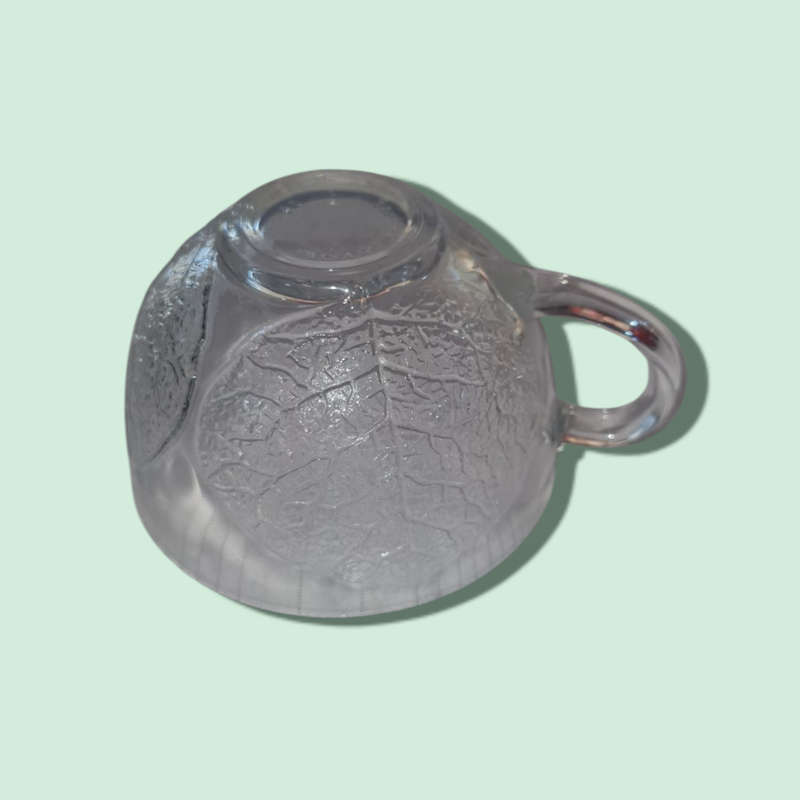 Arcoroc Aspen Punch Cup Leaf Pattern x 7