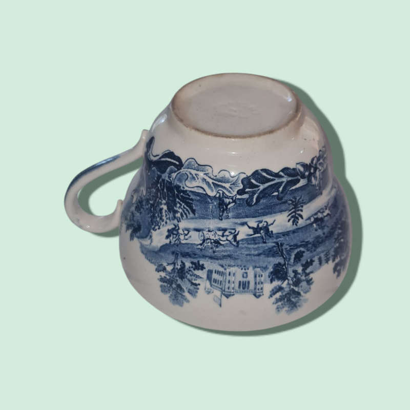 Vintage Curved Cup, Made in England  