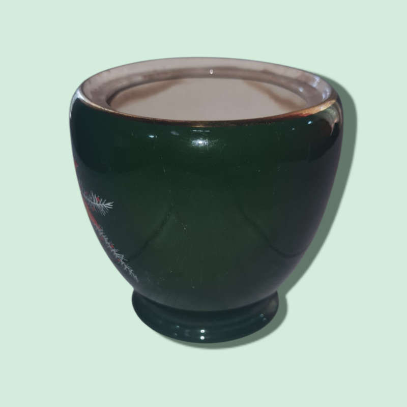 Vintage Palissy Red Maple Sugar Bowl
