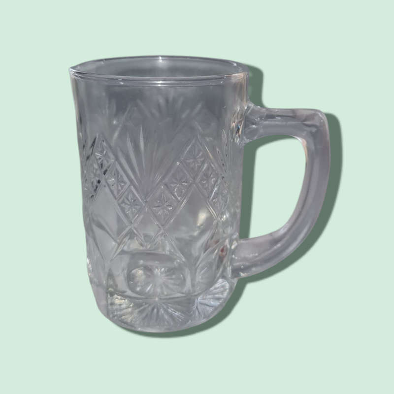 KIG Indonesia Patterned Glass Mug