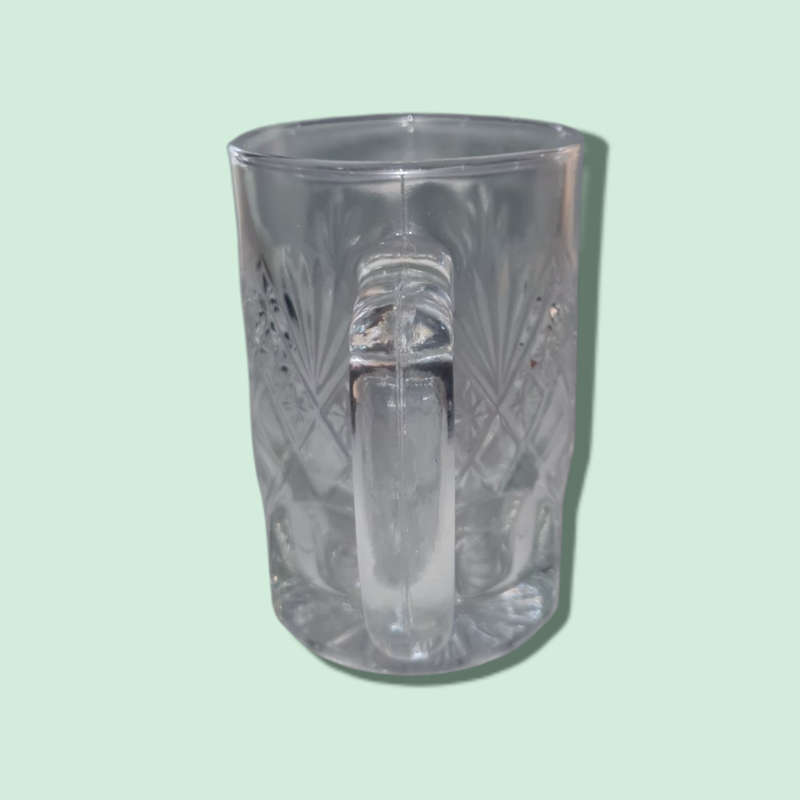 KIG Indonesia Patterned Glass Mug
