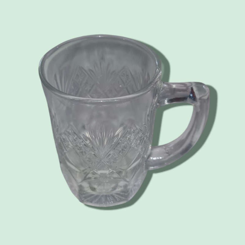 KIG Indonesia Patterned Glass Mug