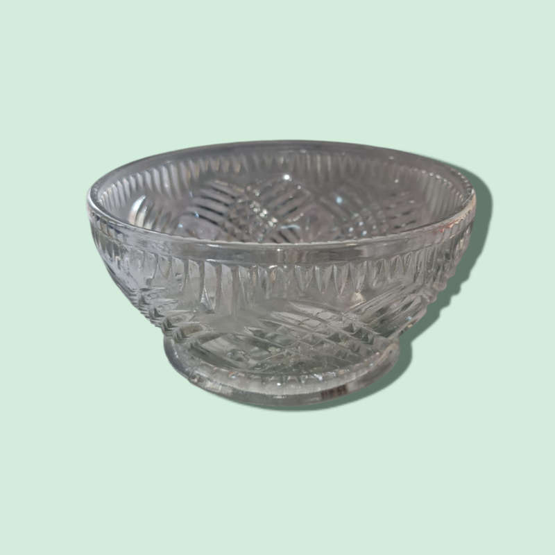 Vintage Cut Glass Bowl