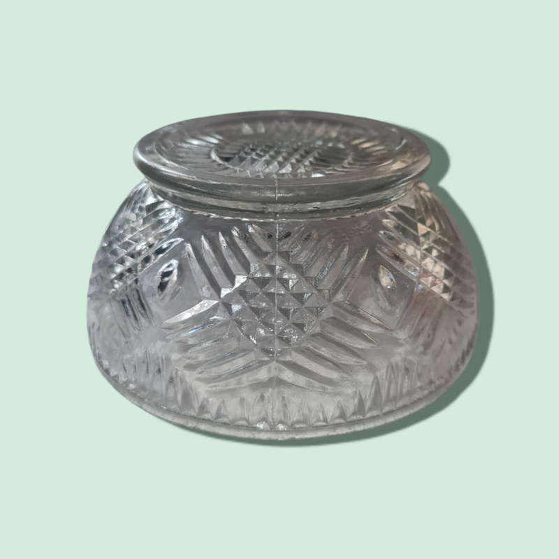 Vintage Cut Glass Bowl