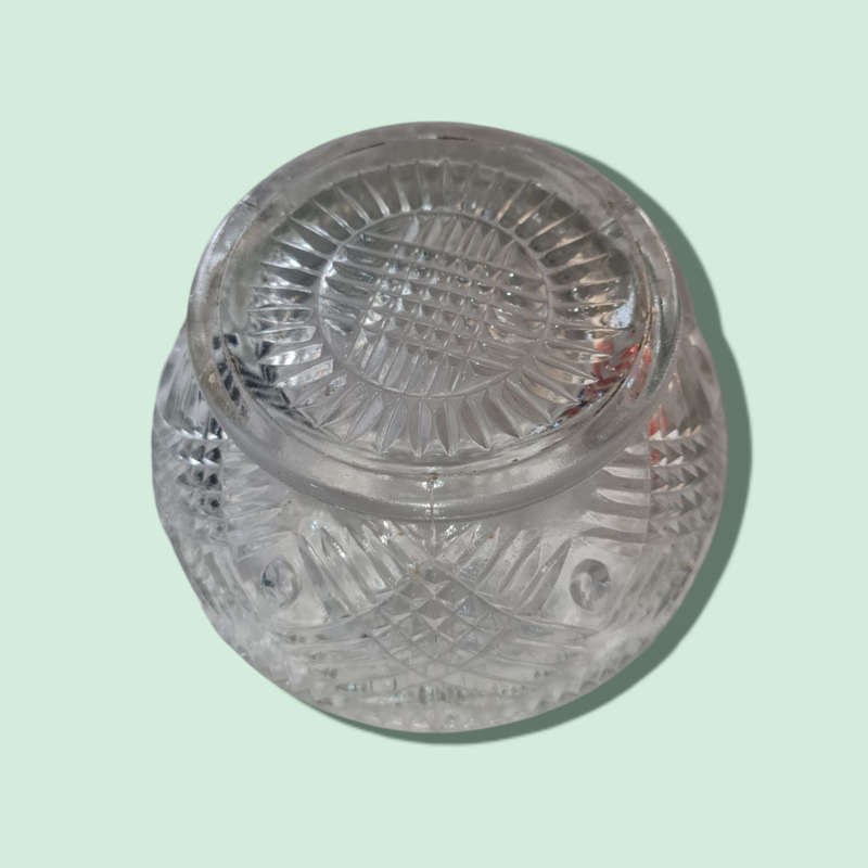 Vintage Cut Glass Bowl