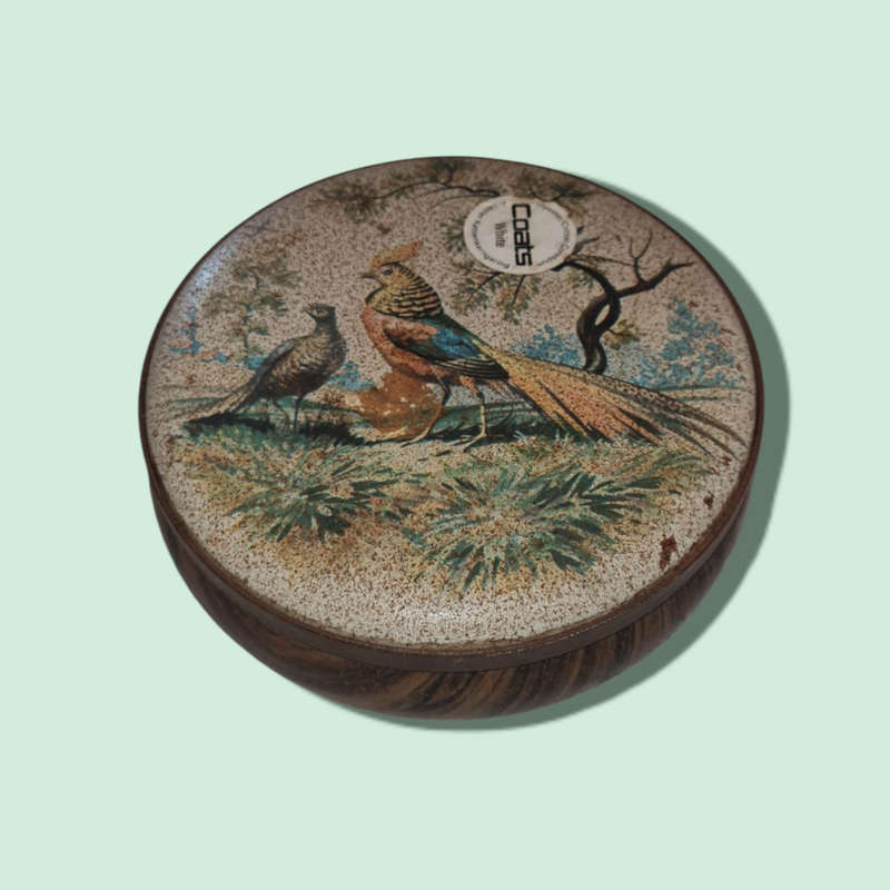 Vintage Pheasant Rounded Tin