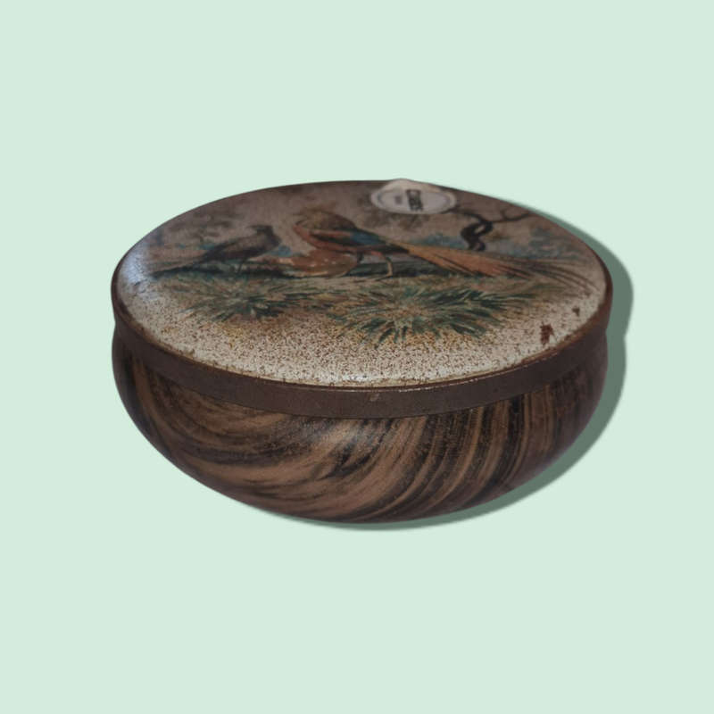 Vintage Pheasant Rounded Tin