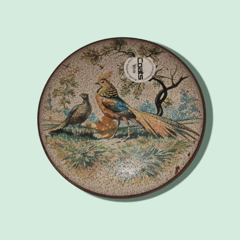 Vintage Pheasant Rounded Tin