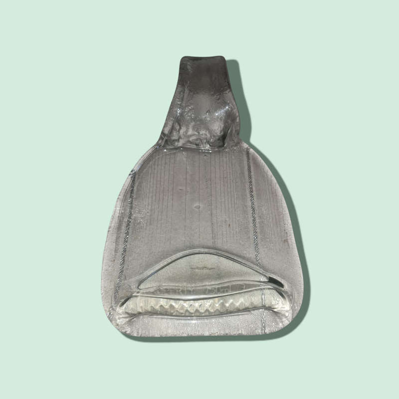 Melted Glass Bottle Spoon Rest  