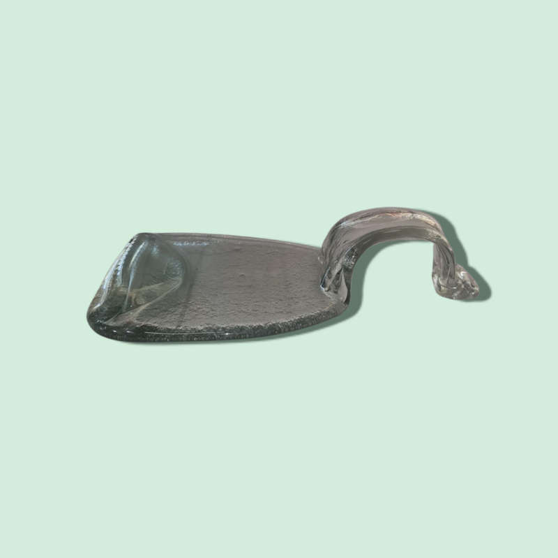 Melted Glass Bottle Spoon Rest  