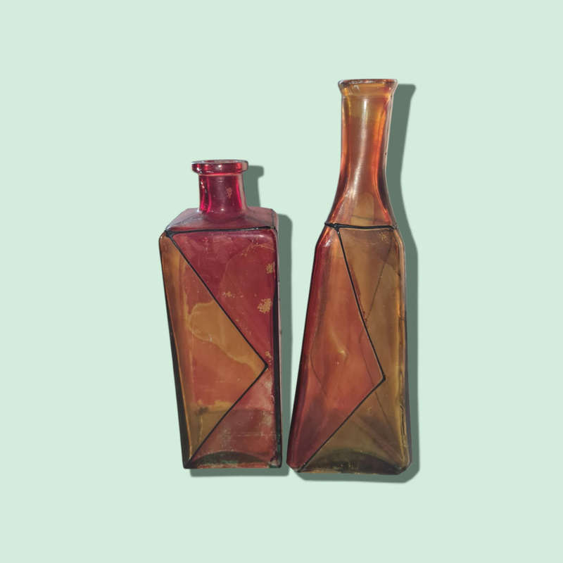 Vintage Bottles x 2