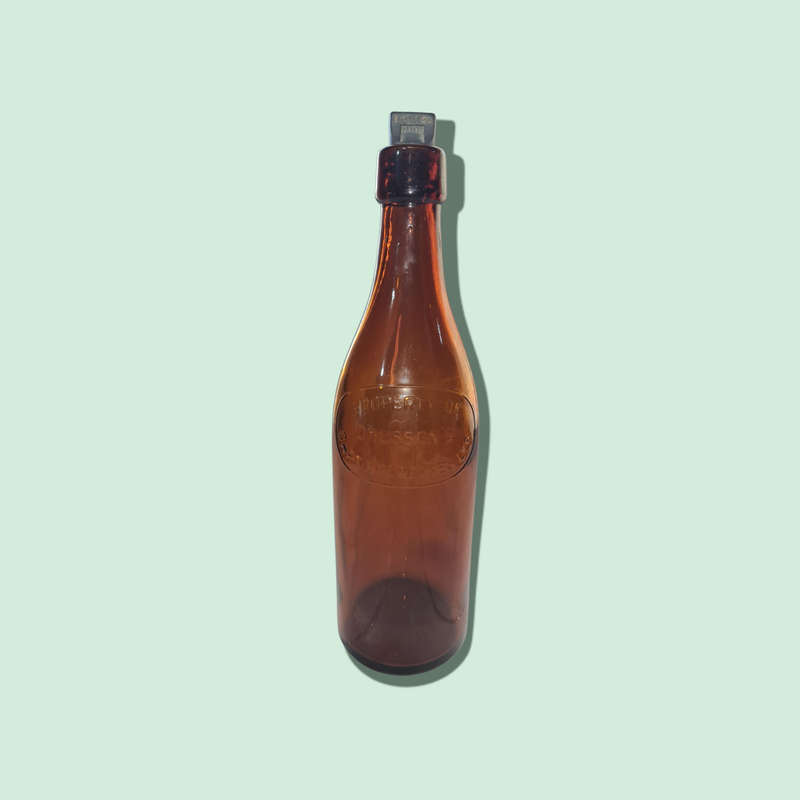 Brown Ohlssons Beer Bottle, Property of Cape Breweries