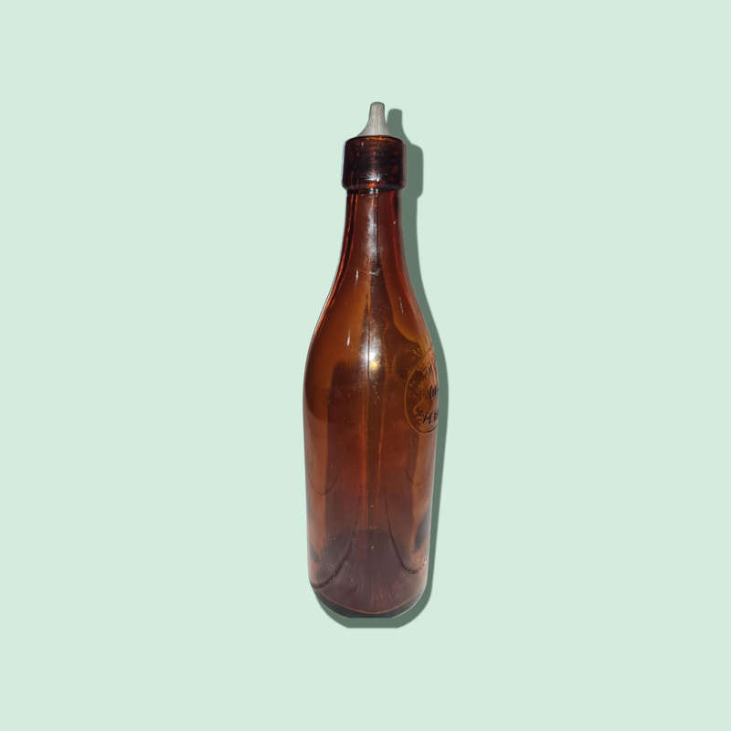 Brown Ohlssons Beer Bottle, Property of Cape Breweries