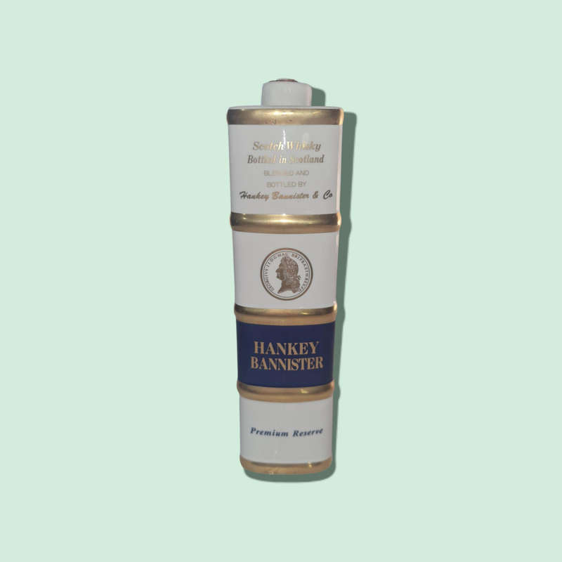 Hanky Bannister Scotch Whiskey Book Shaped Decanter (empty)