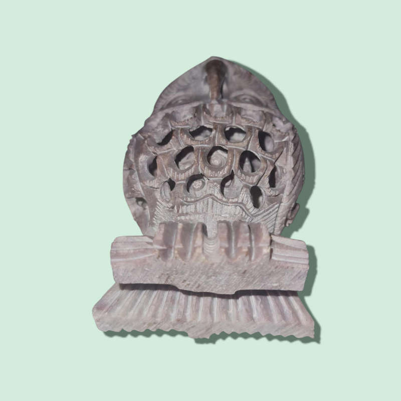 Handcrafted Soapstone Owl With Baby Inside
