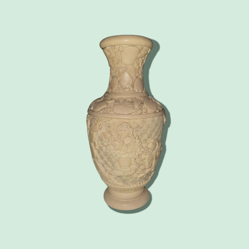 Como Originale Carved Vase, Made In Italy  