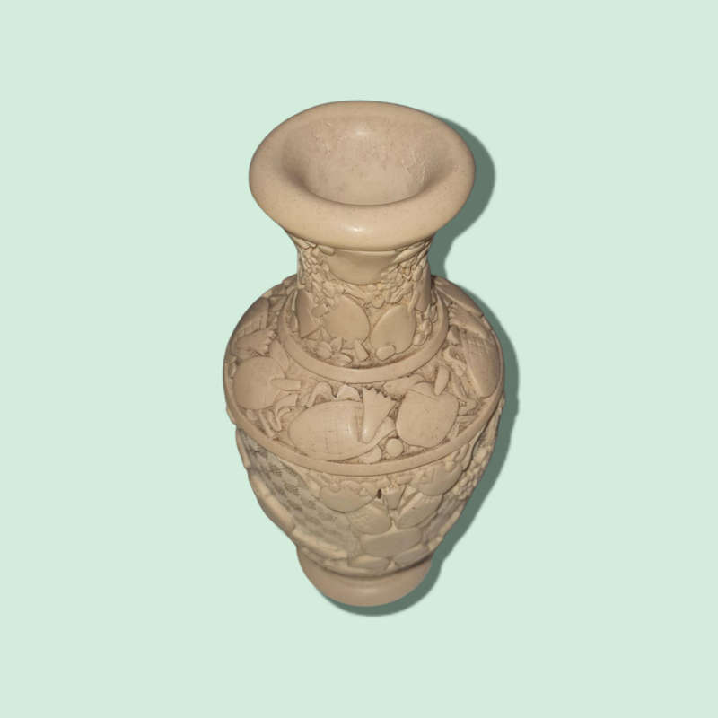 Como Originale Carved Vase, Made In Italy  