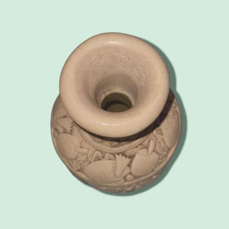 Como Originale Carved Vase, Made In Italy  