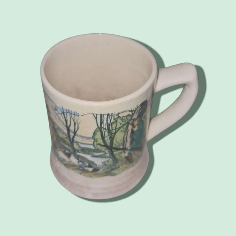 Vintage Plichta Pottery Mug - Eric Bailey 1943