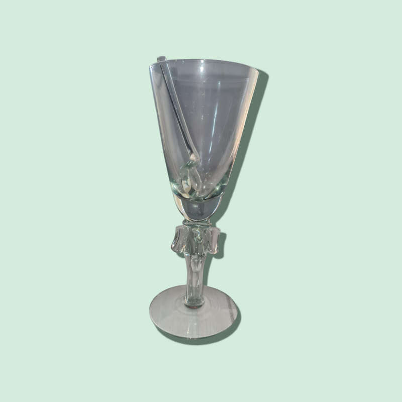 Glass Elephant Sugar Bowl with 3 x Spoons, Creamer, Drinking Glass  