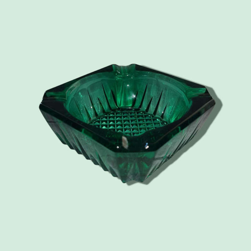 Rare & Collectable Vintage Green FRANCE Ashtray