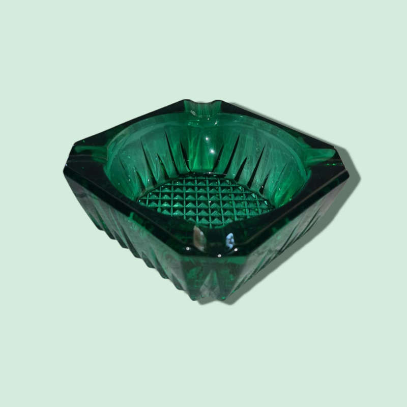 Rare & Collectable Vintage Green FRANCE Ashtray
