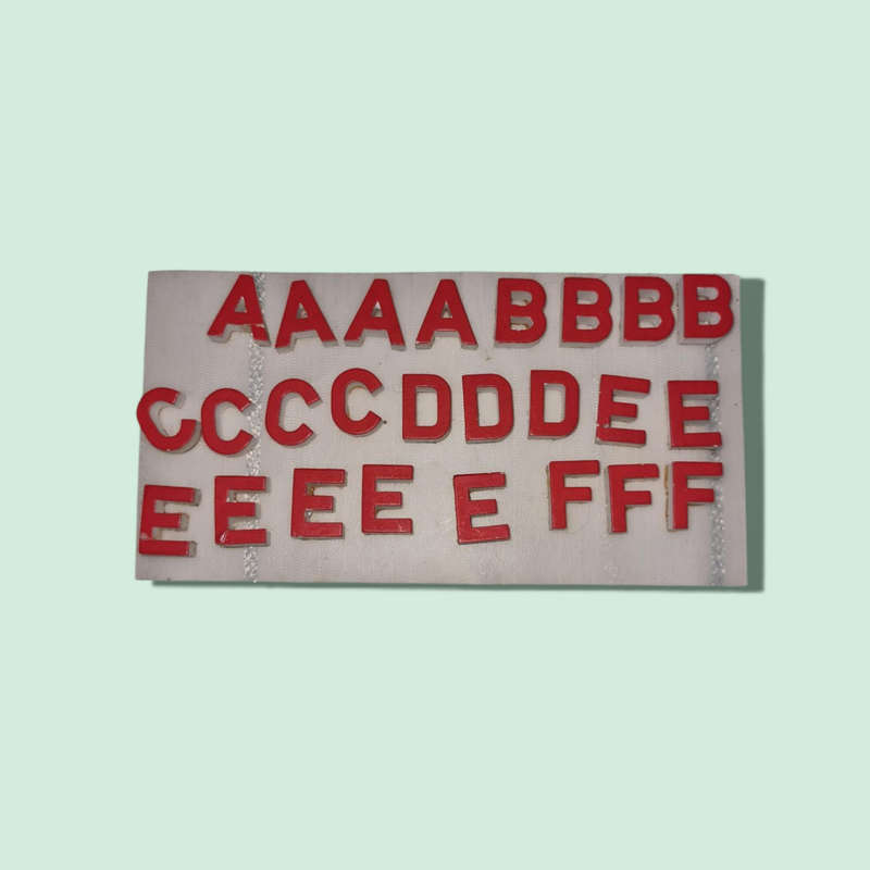 Hahnel 3D letters