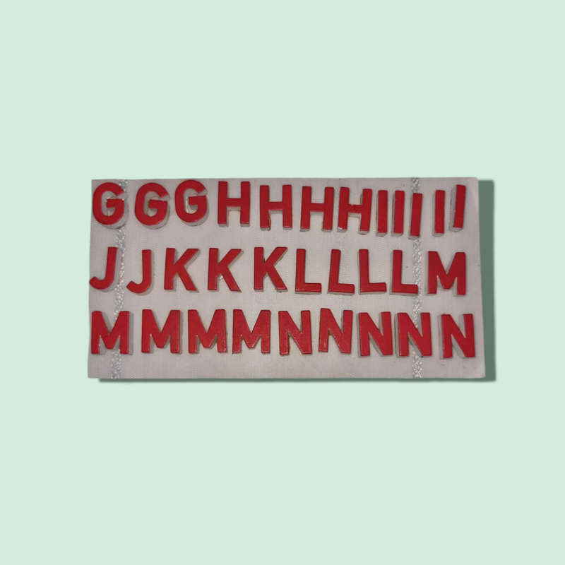 Hahnel 3D letters