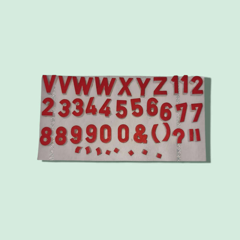 Hahnel 3D letters