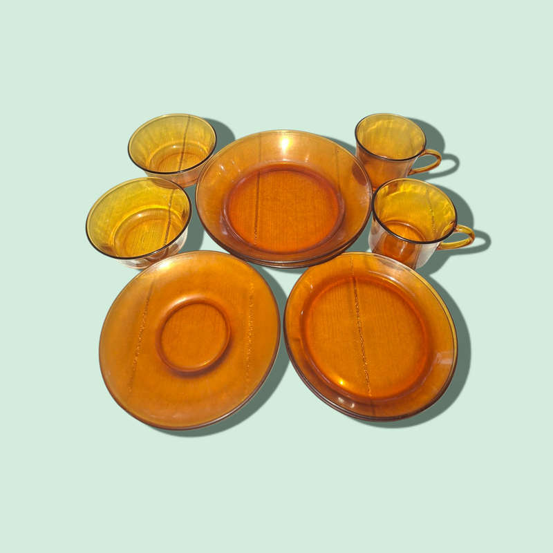 Duralex Amber Glassware