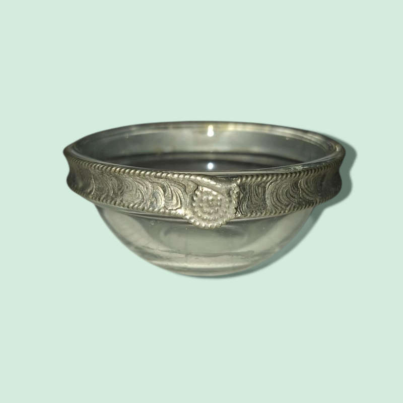 Vintage Pressed Glass Salt Cellars