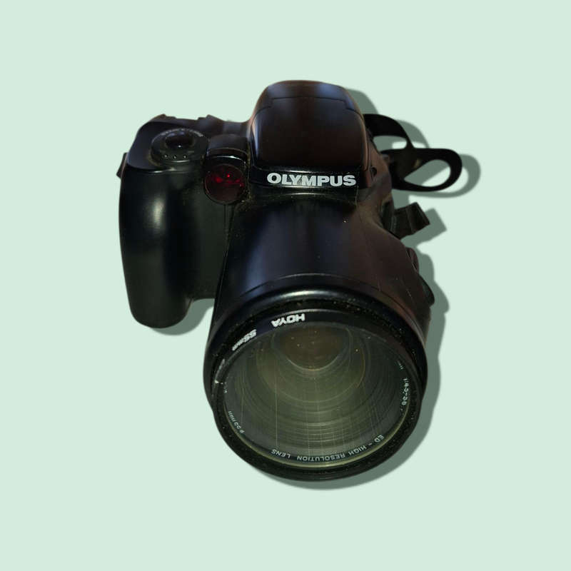Vintage Olympus IS-3000 35mm Film Camera 35-180mm f/4.5-5.6 ED Lens