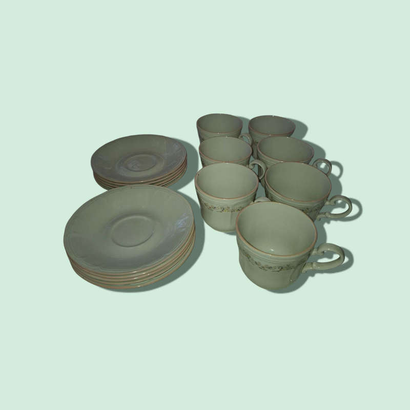 Huguenot royale tea set