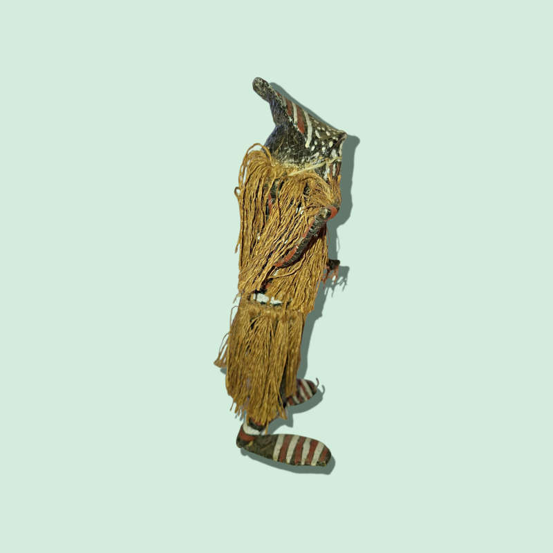 African Zambia Makishi Masquerade Doll