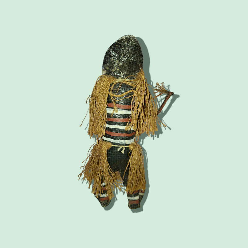 African Zambia Makishi Masquerade Doll