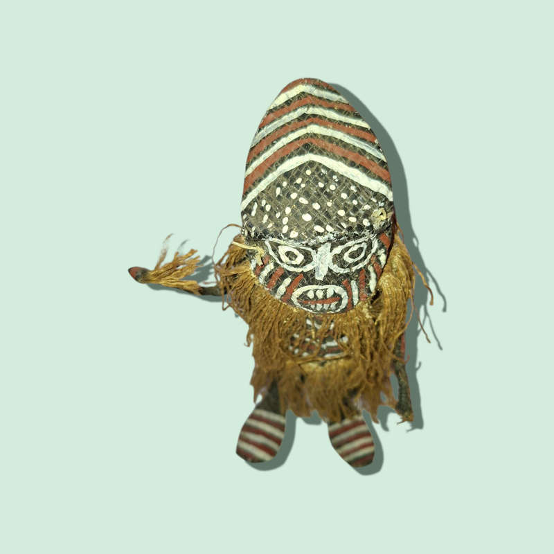 African Zambia Makishi Masquerade Doll