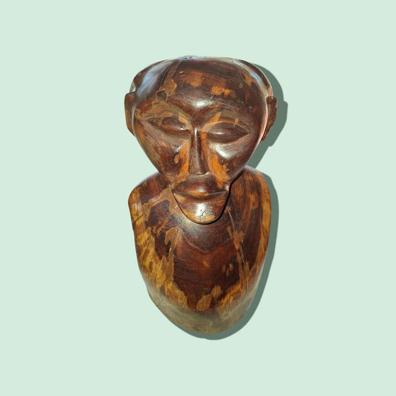 Hand  Craved Wooden African Sculpture