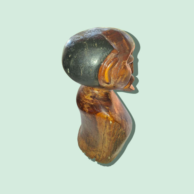 Hand  Craved Wooden African Sculpture