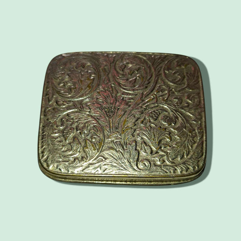 Nickle Plated Metal Coin Holder